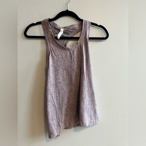 Athleta Heathered Pink Tank Top S